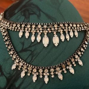 Vintage Rhinestone double choker